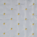 Matelassé Broderie Apples Light Blue