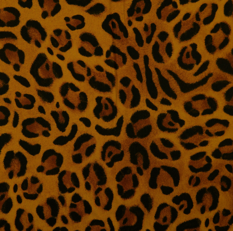 Viscose Satin Digital Tierfelle Amber