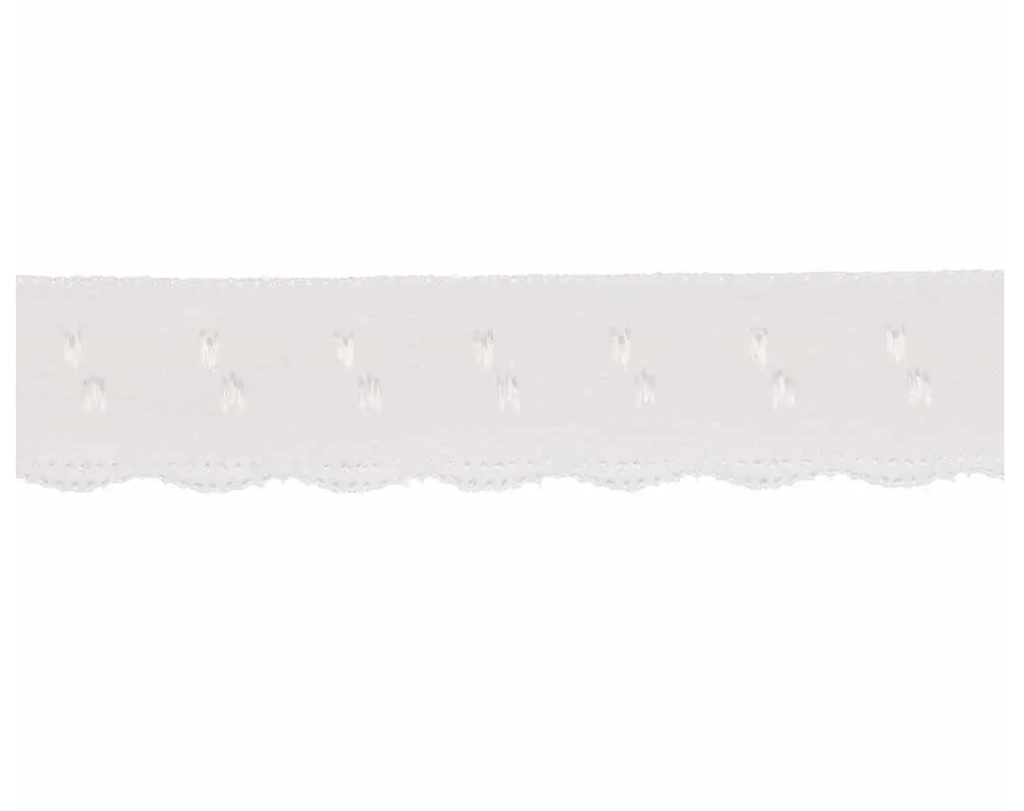 Elastisch Vouwkant offwhite