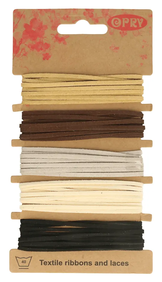 Band zelfbediening suède 3mm 5 x 1m 