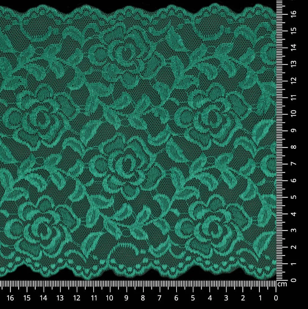 Nylon stretch kant 160mm - Groen