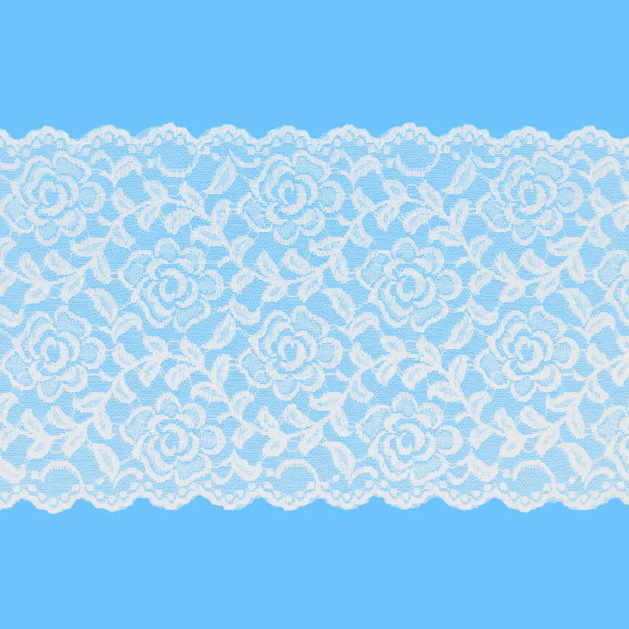 Nylon stretch kant 160mm - Offwhite