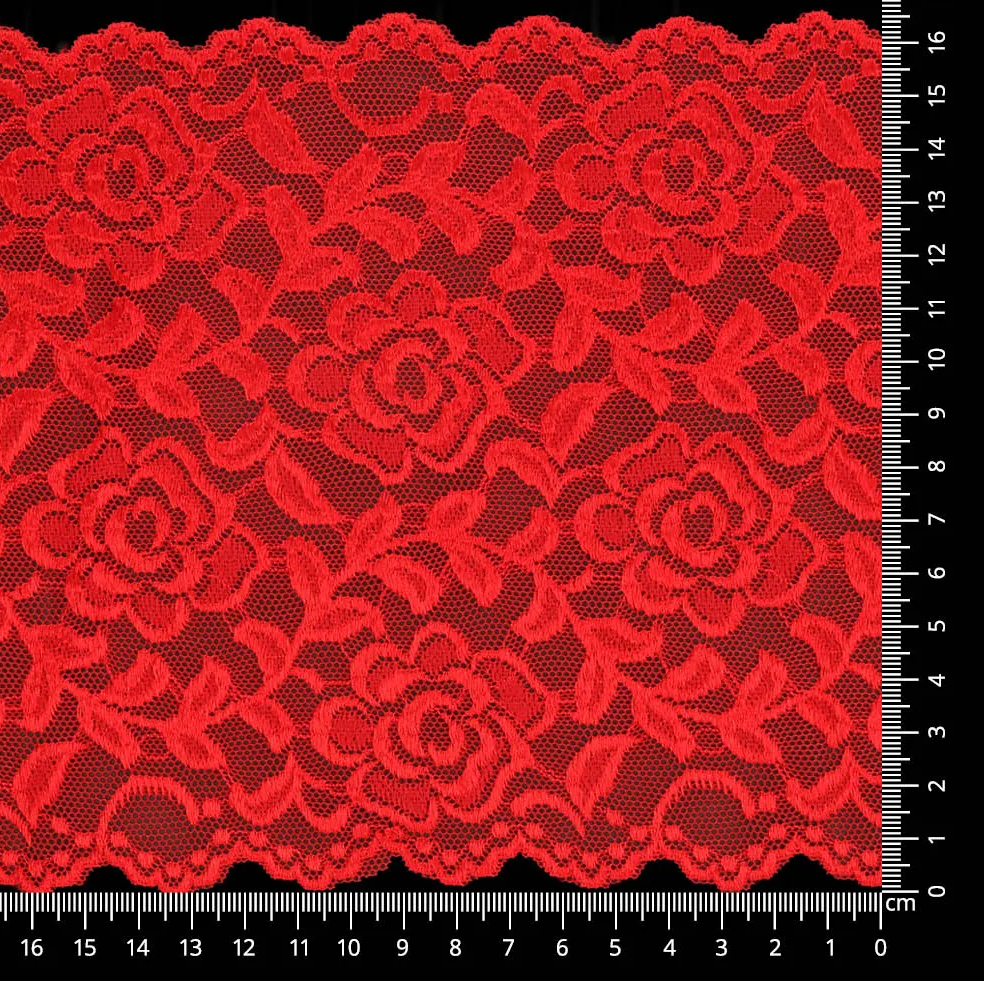 Nylon stretch kant 160mm - Rood