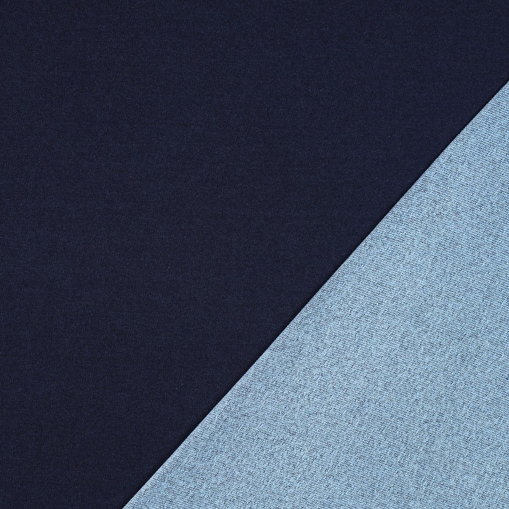 Denim French Terry Dark Blue