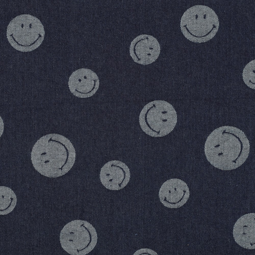 Denim Jacquard Smileys