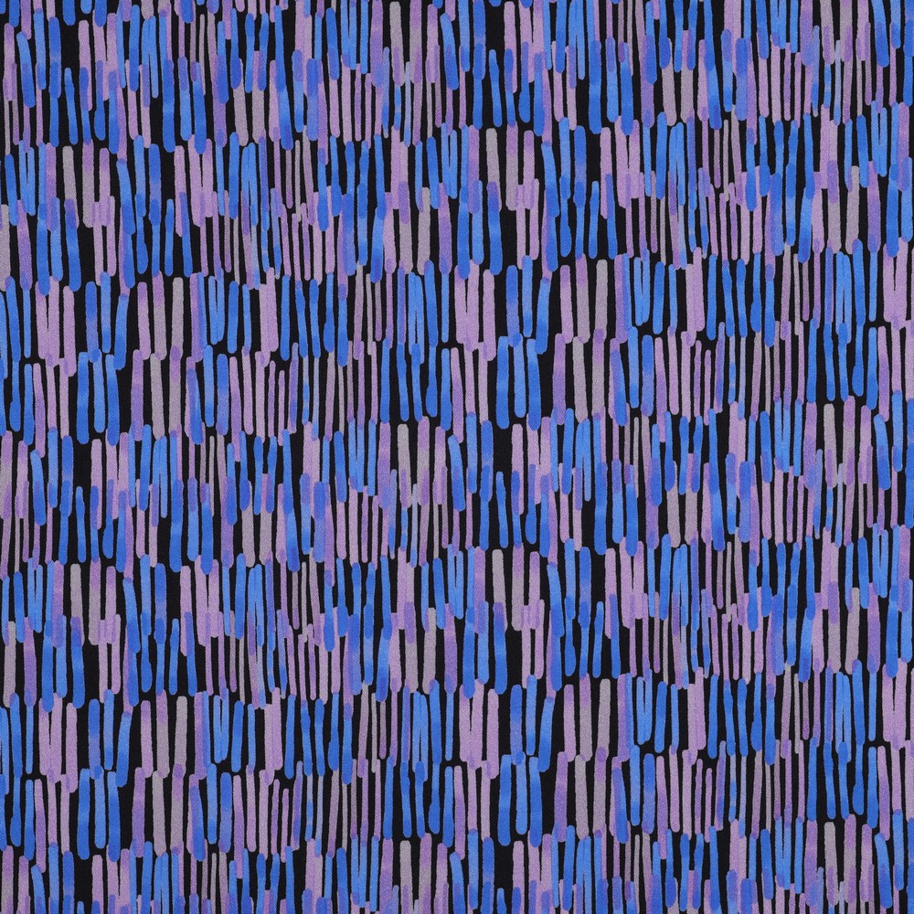 Rosella Stretch Digital Stripes Blue/Lilarose