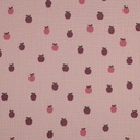 Double Gauze Apples - Rose