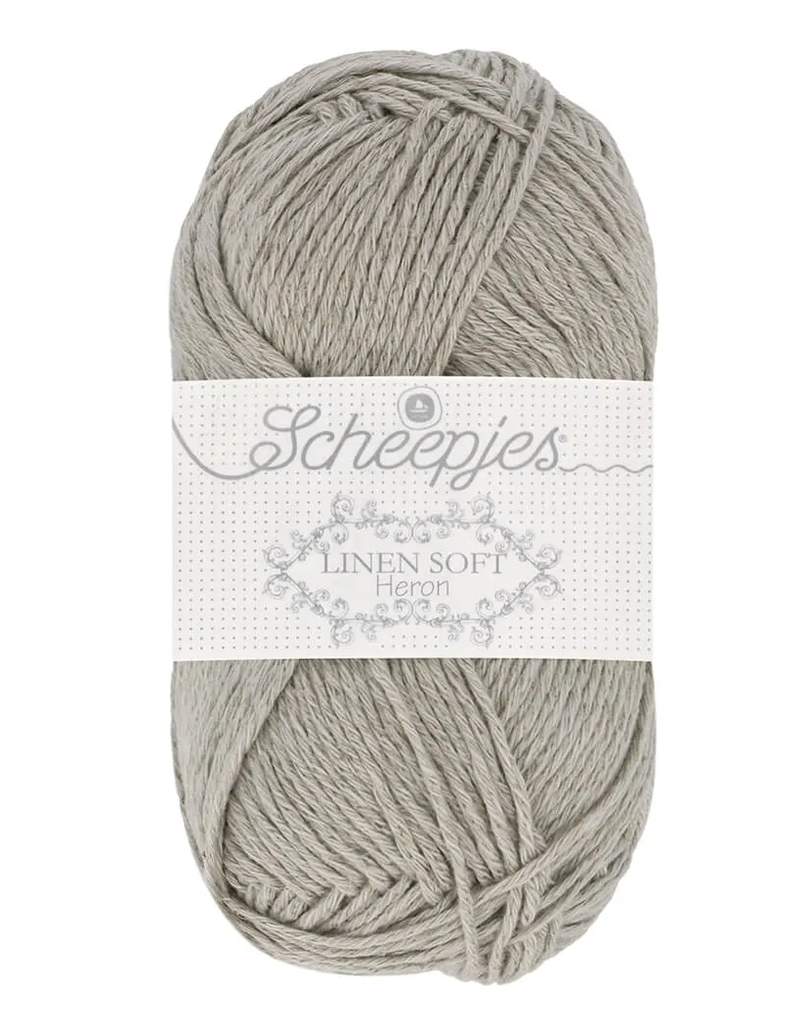 Scheepjes Linen Soft 50g - kleur 619 Grijs