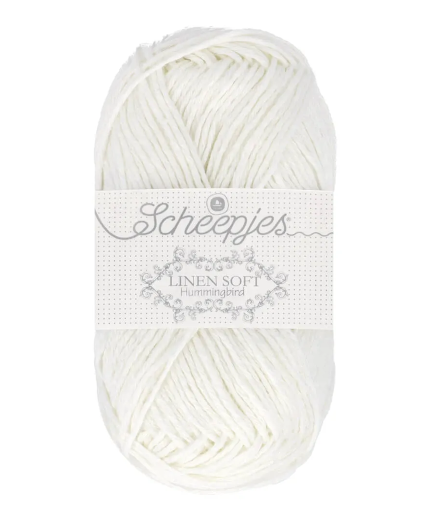 Scheepjes Linen Soft 50g - kleur 630 Wit