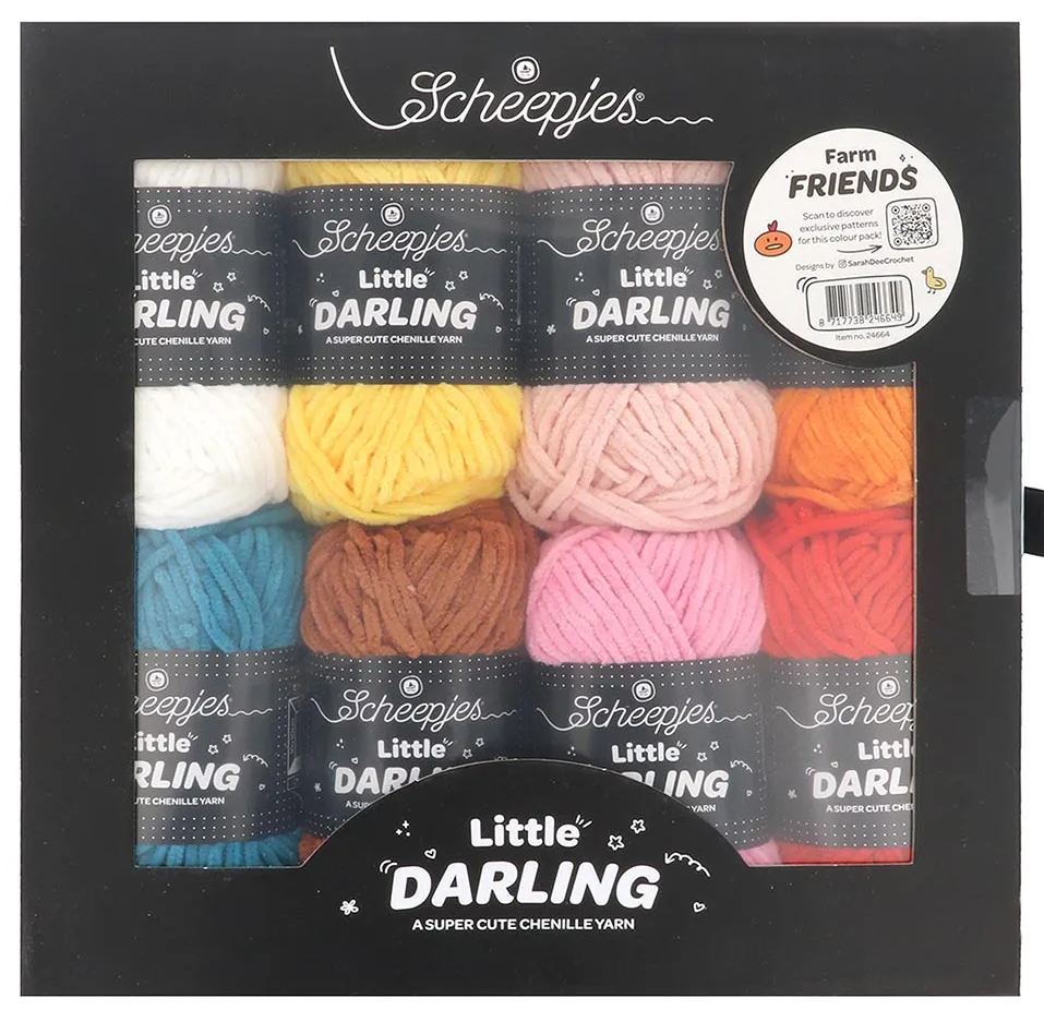 Scheepjes Little Darling colour pack 8x25g - Farm Friends