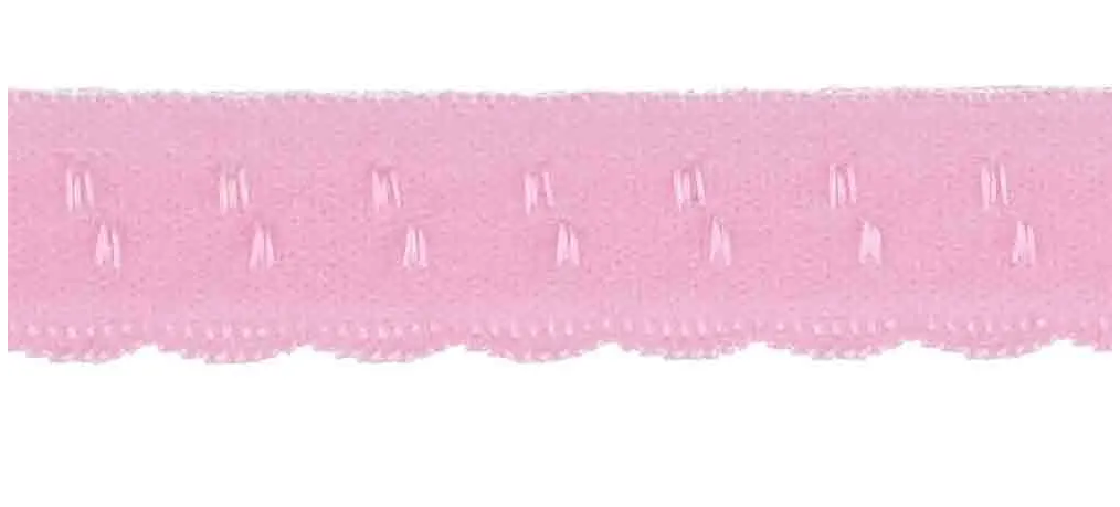 Elastisch Vouwkant roze