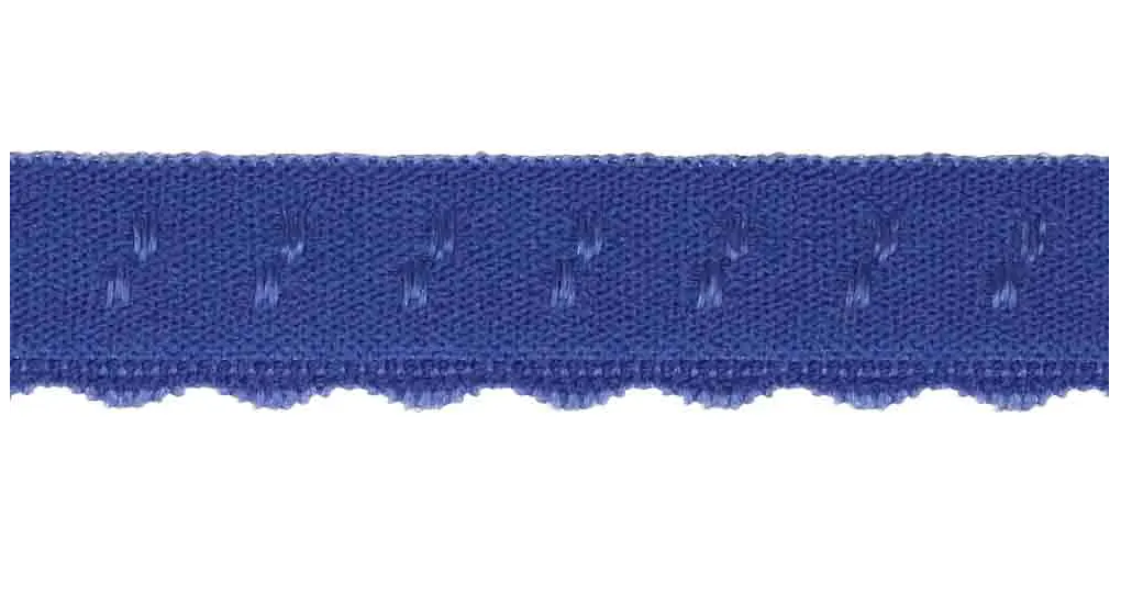 Elastisch Vouwkant blauw