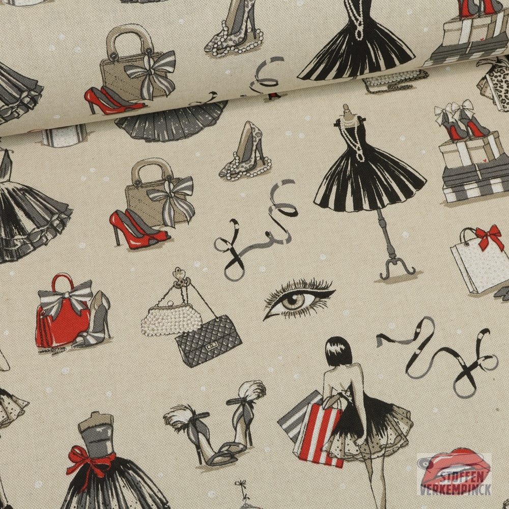 Canvas Print Frou Frou - Naturel 