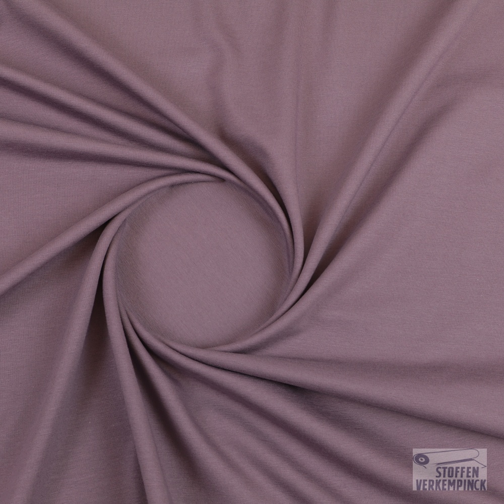 Jersey Katoen Uni Purple
