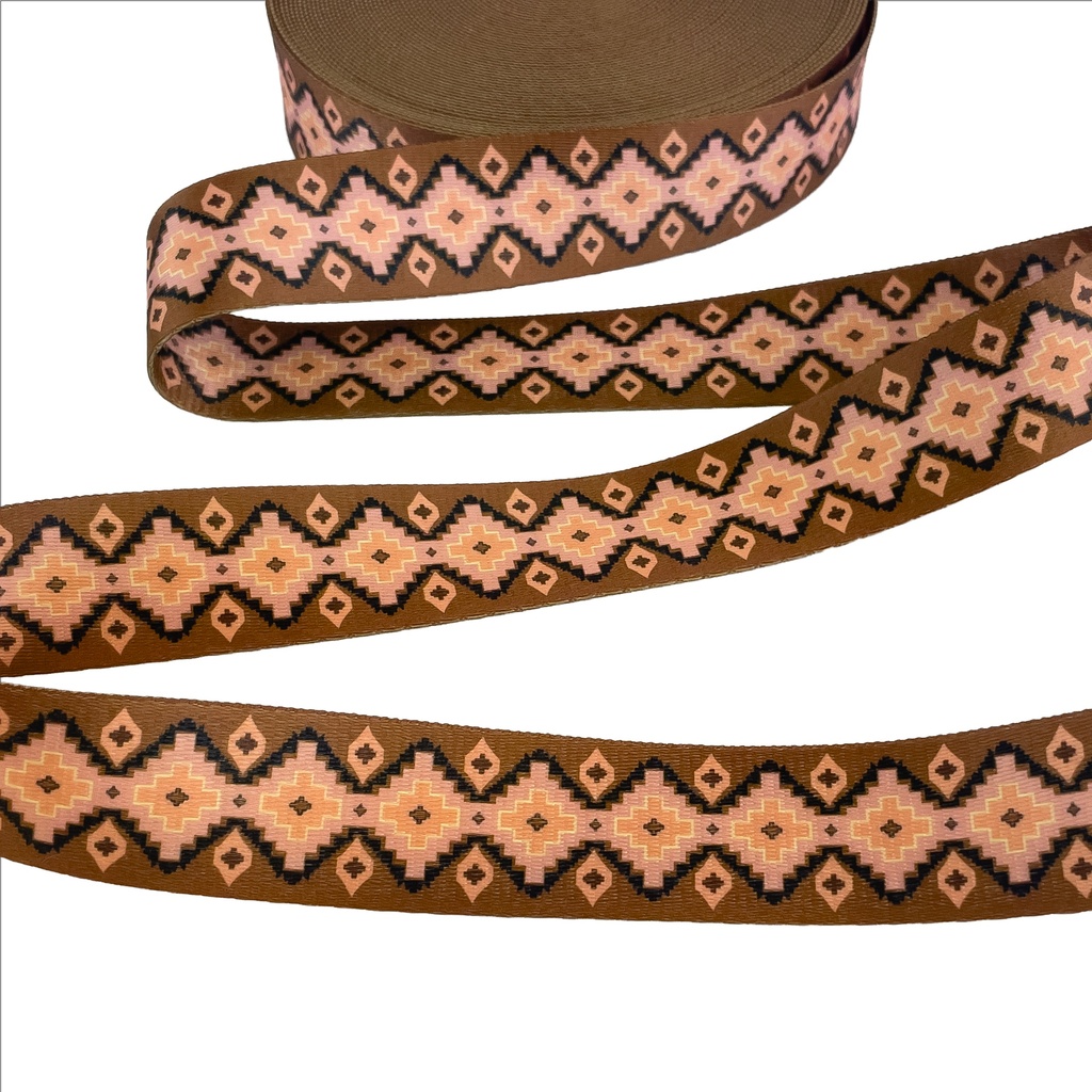 Tassenband 40mm print Diamond Shape A