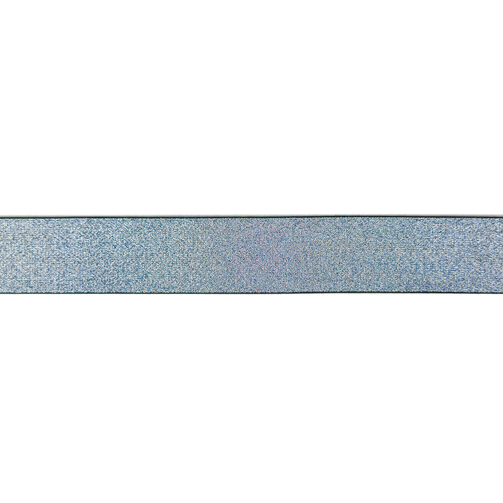 Elastiek Colour Line Glitter uni 40mm - Jeans