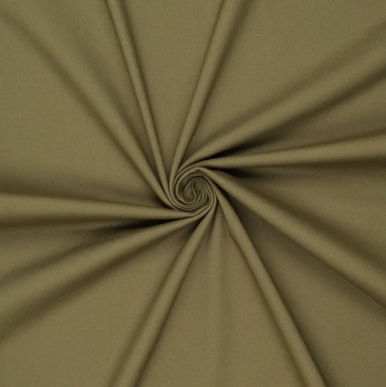 Cotton Stretch Twill Soft Brushed Khaki