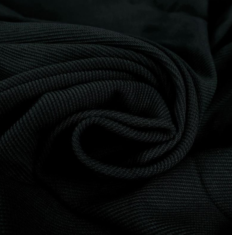 Jersey Viny Twill Black