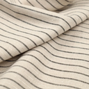 Linen Riviera Lurex Small Stripes