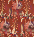 Viscose Tribal Jungle Terra