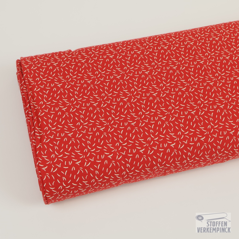Jersey Katoen Small Design Red