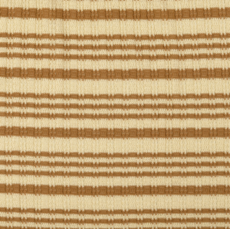 Heavy Jersey Stripes Camel