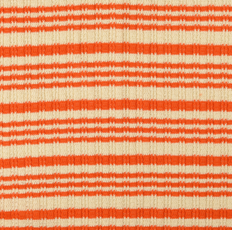 Heavy Jersey Stripes Orange