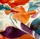 Satin Flowered Orange