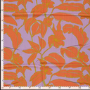 Viscose Linnen Leaves lila