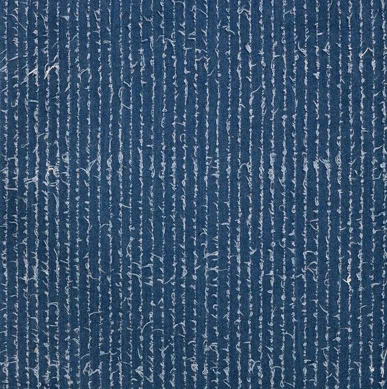 Denim Fancy Stripe Medium Blue