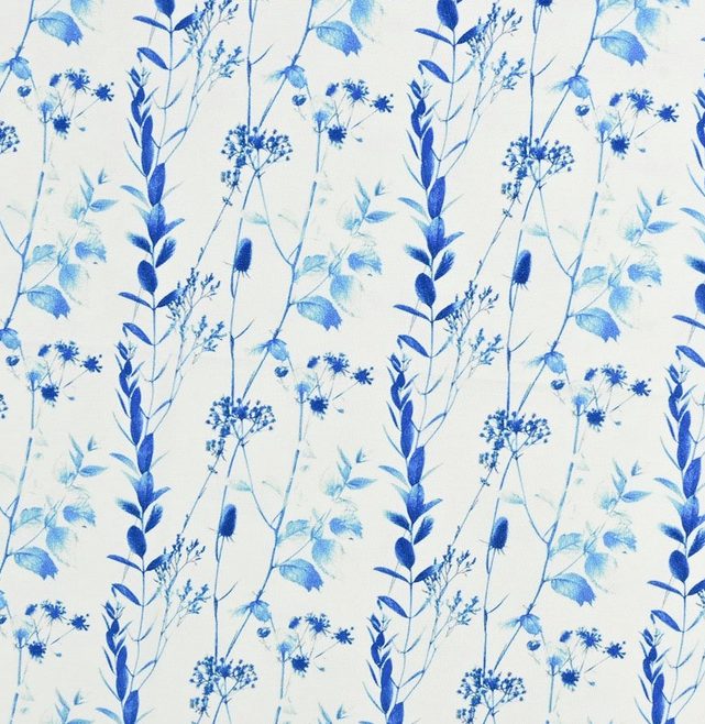 French Terry Digital Floral Off White