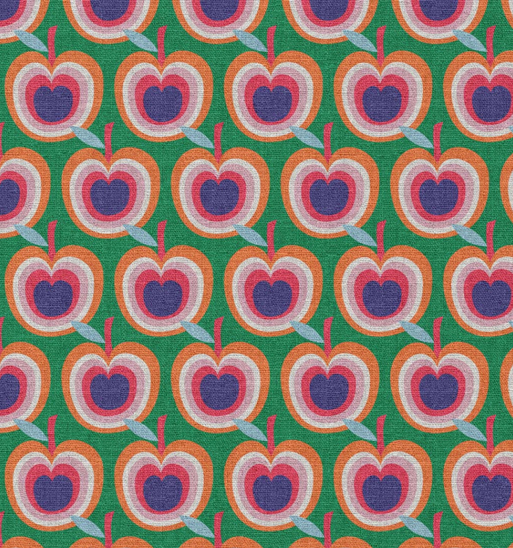 Canvas Granny Vert/Rouge