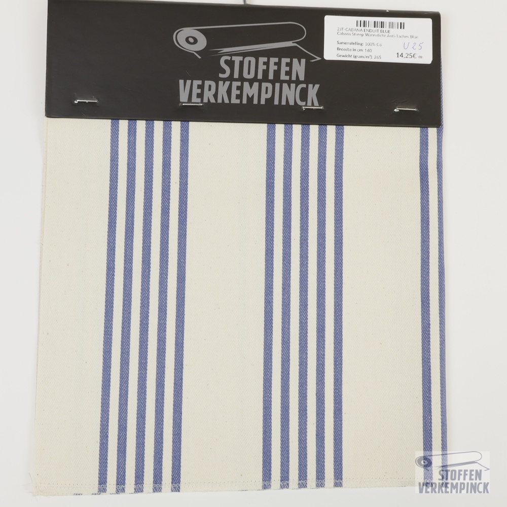 Cabana Streep Waterdicht Anti-Taches Blue