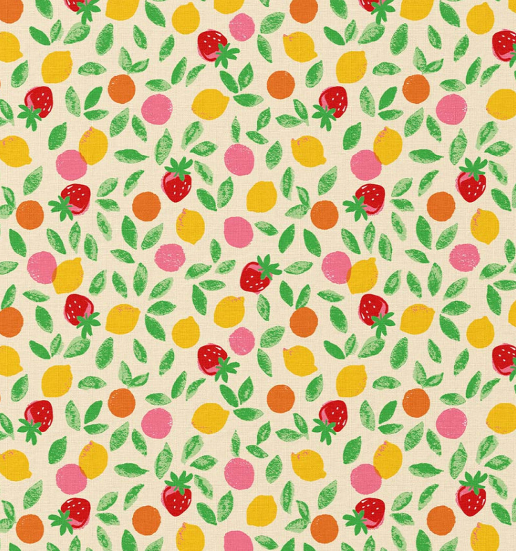 Katoen Fruits Vert Jaunes