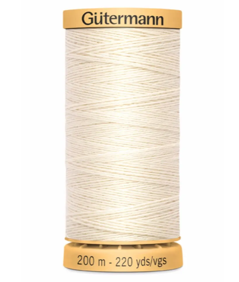 Gütermann rijggaren 200m - 0919 naturel