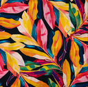 Tencel/Linnen Leaves Bright Colors