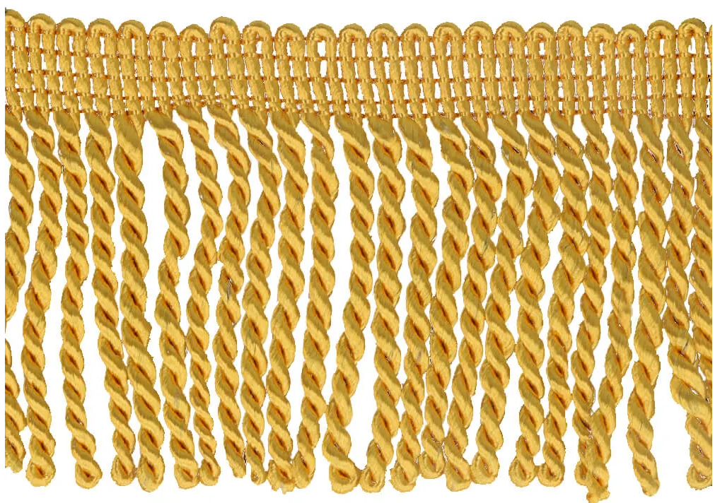 Gedraaide franje 3.5cm - Goud 