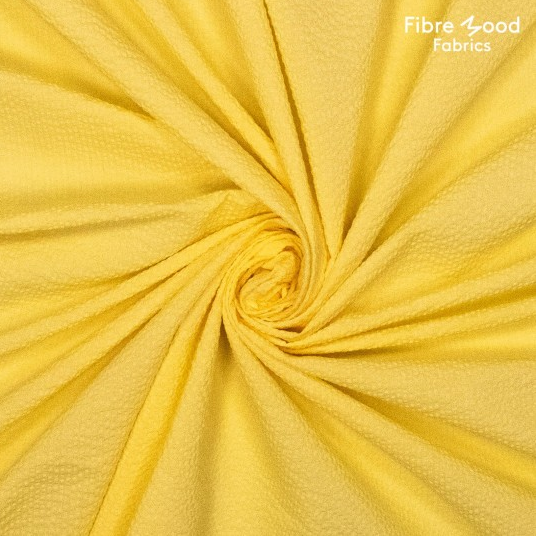 Cotton Seersucker Yellow