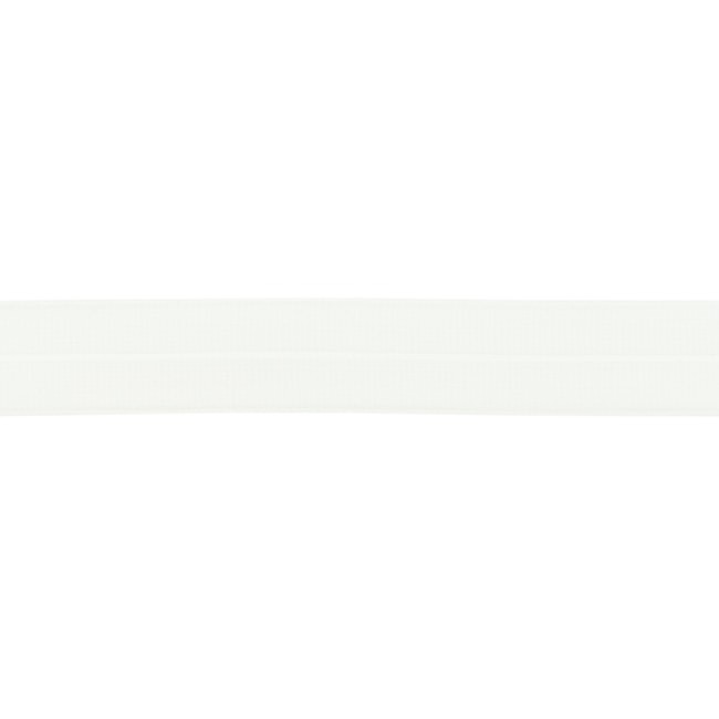 Biais Elastisch 20mm Mat Rib Offwhite