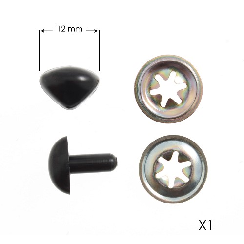 Veiligheidsneus voor poes 12mm 10x