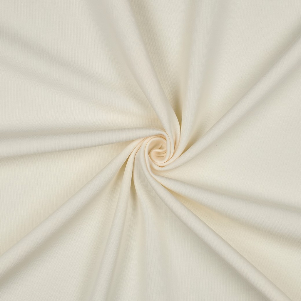 Cotton Interlock Jersey Ecru