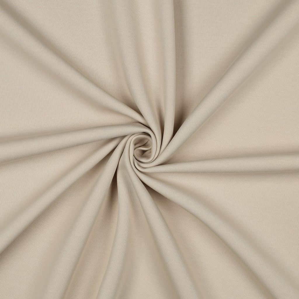 Cotton Interlock Jersey Sand