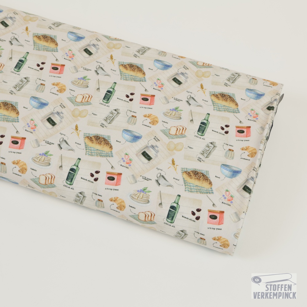 Cotton Poplin Breakfast Ecru