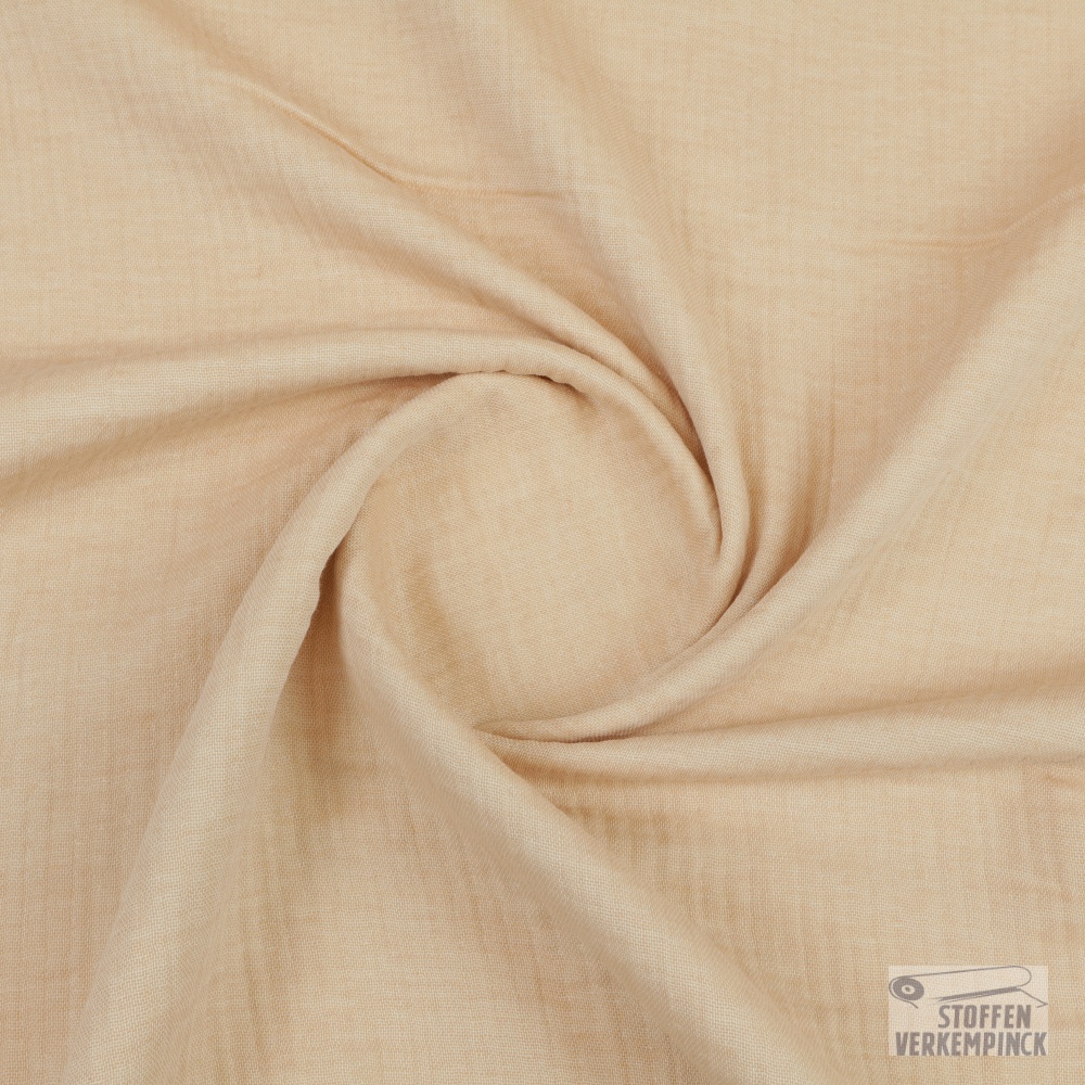 Triple Gauze Pastel Salmon/Ecru