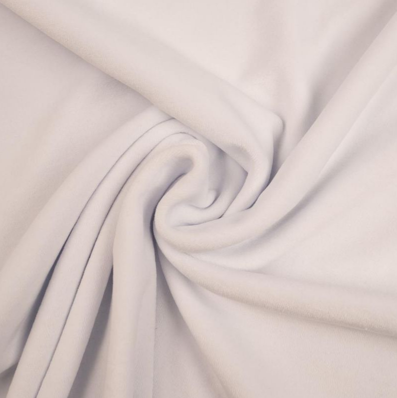 Nicky Velours White