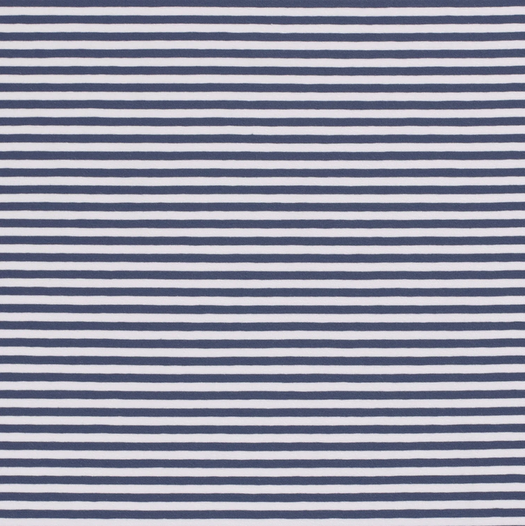 Jersey Katoen Ya. Dy. Stripes 5 mm. Blue/White