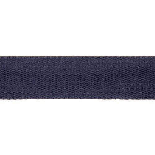 Tassenband Polyester katoenlook 30mm - Navy