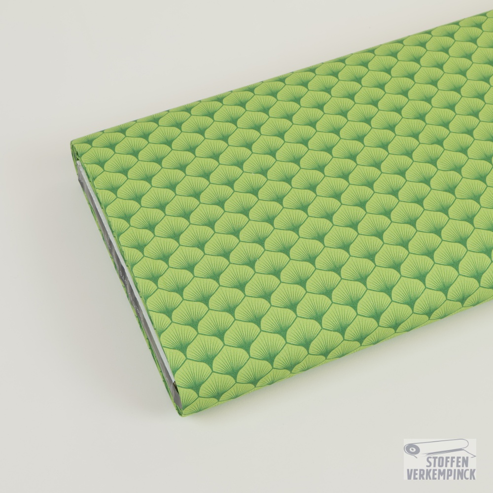 Cotton Poplin Leaf Lime