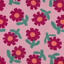 Jennifer Bouron Organische Double gauze Flowers - Pink