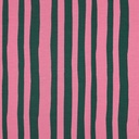 Jennifer Bouron Organic French Terry Stripes - Green/Pink